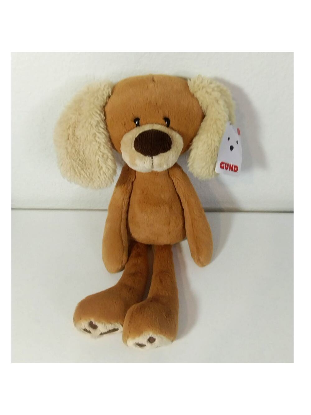 GUND Take-Along Friends NWT Masi Puppy Dog Floppy Ear Plush Stuffed Animal 15"